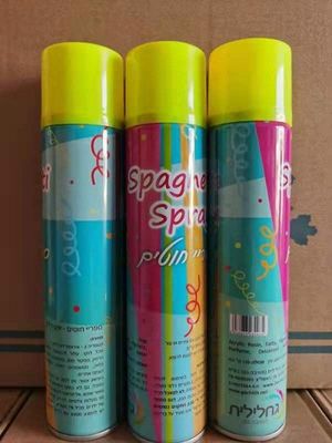 Eco Friendly Nonflammable Silly String Spray Birthday Party Christmas Crazy Ribbon Spray