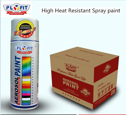 Black Silicone Resin Non Toxic Spray Paint Low Chemical Odor 300 ℃ High Temp