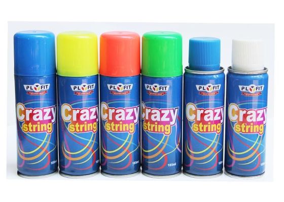 Hot Sale Colorful Party Silly String For Birthday / Wedding Decoration