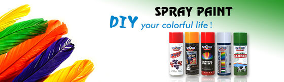 Aerosol Color Plastic Wall Coating Paint Graffiti Fluorescent Spray Paint 400ml